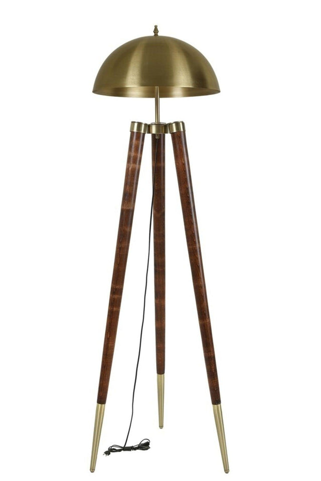 Style Walnut Floor Lamp Tumbled Big Retro Headboard - Swordslife