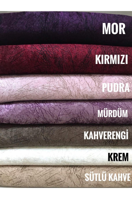 Sponge Sofa Sofa Cover Vein Pattern Shiny And Non-Slip Purple (13 Different Color Options) - Swordslife