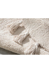 Sunrise Cotton Bath Mat 90x90 Cm Beige - Swordslife