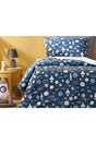 Super Plane Cotton Kids Duvet Cover Set 160x220 Cm Indigo - Swordslife