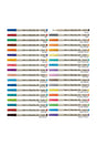 Supreme Brush Pen Full Set 36 Different Colors