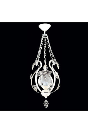 Swan White Color Single Chandelier - Swordslife