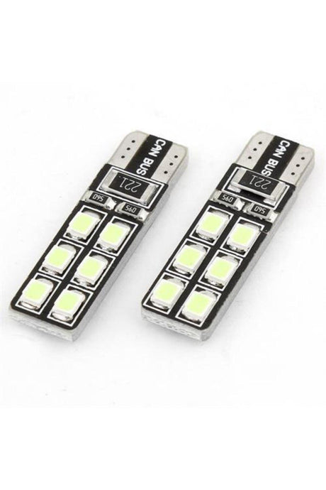 T10 Model 12 White Smd Led Parking Light