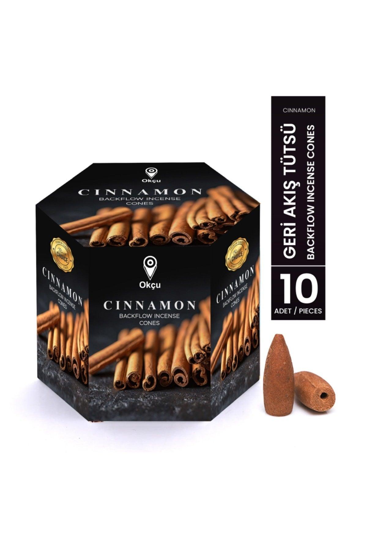 Cinnamon / Cinnamon Backflow Incense Waterfall Conical Backflow Incense Cones 10 Pcs/Pieces - Swordslife