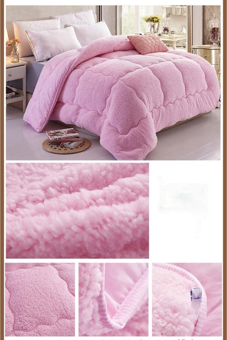 Single 57 Wire Ranfors Cotton Silicone Quilt Pink - Swordslife