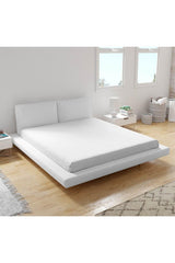 Single Elastic Bed Sheet And 1 Pillowcase 100x200 Light Gray - Swordslife