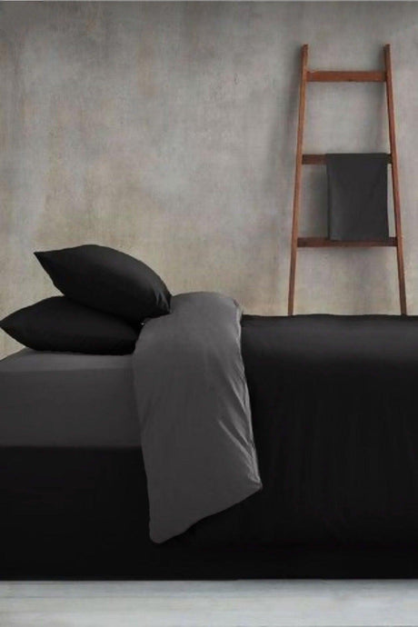 Single Duvet Cover Set Blackgray - Swordslife