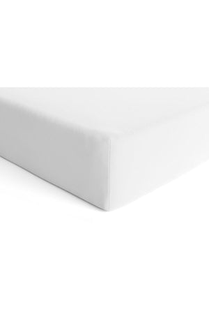 Single Satin Elastic Bed Sheet - White( Padded) - Swordslife
