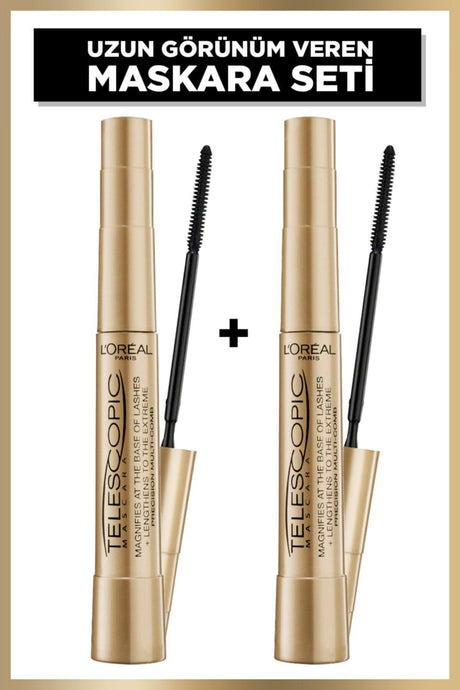 Telescopic Black Mascara Set of 2