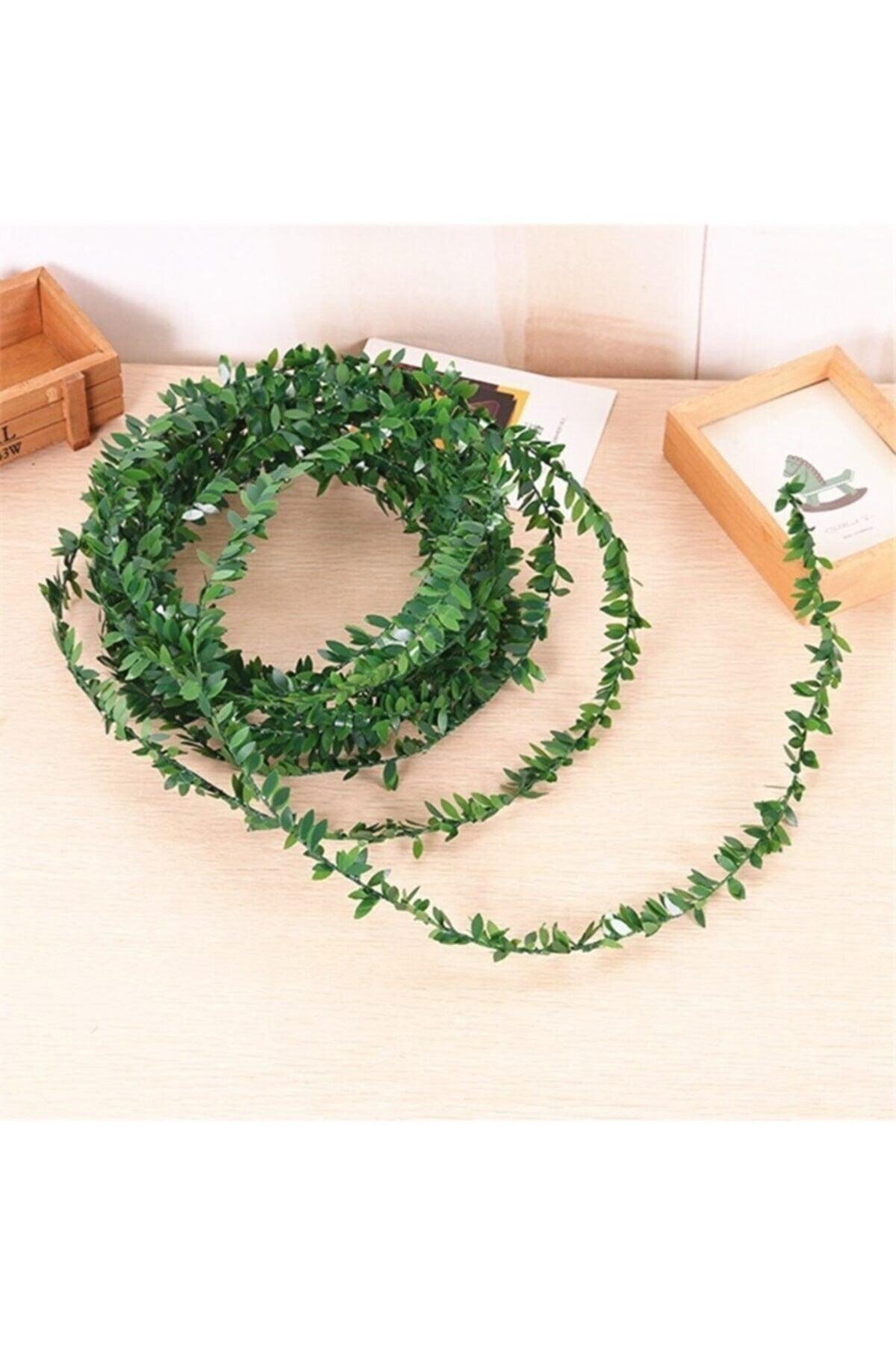 Stranded 3 Meters 1cm Small Tiny Leaf Strip Artificial Crown Ivy Flower Ornament - Swordslife