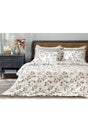 Textured Ivy Crepe Double Duvet Cover Set 200x220 Cm Beige - Swordslife