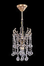 Tila Single Crystal Chandelier Tumbled - Swordslife