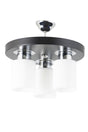 Triple Modern Sport Model Round Tray Black Chandelier - Swordslife