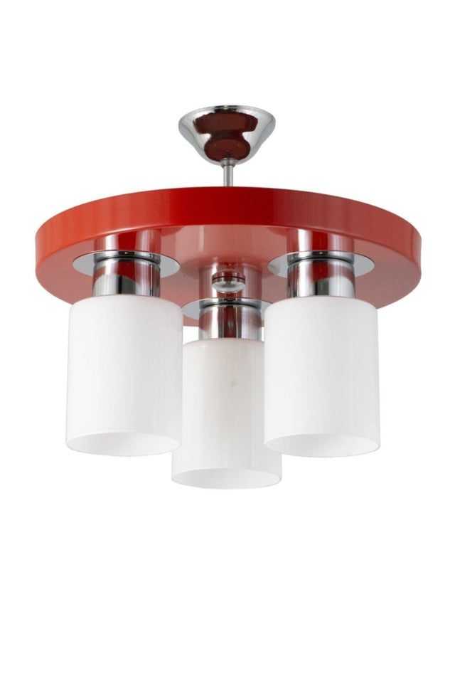 Triple Modern Sport Model Round Tray Red Chandelier - Swordslife