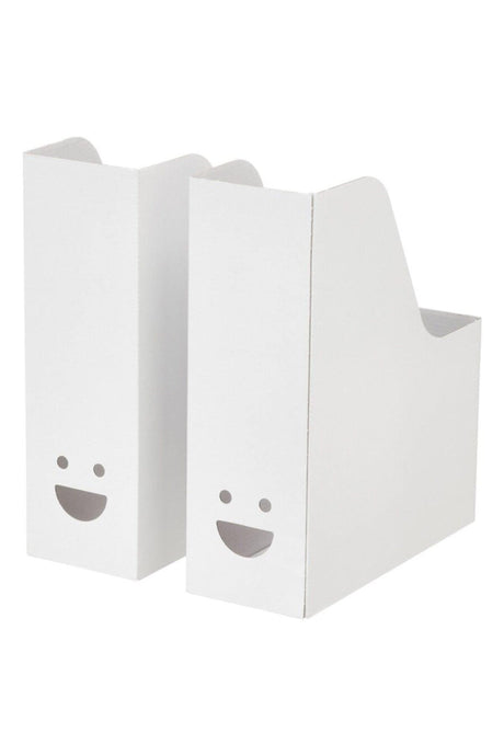 Tjabba Smiling Face Set of 2 White Box Folder