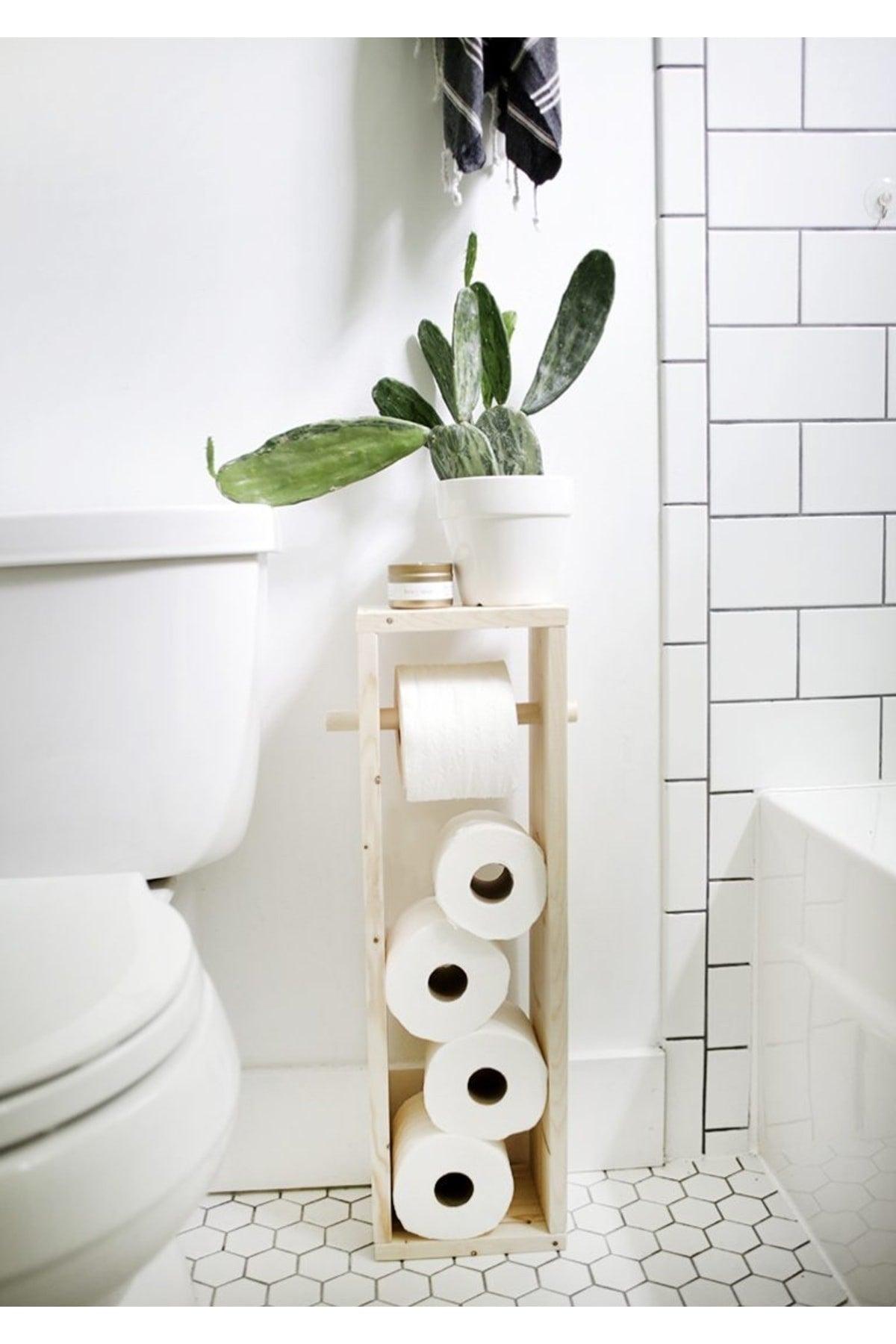 Toilet Paper Holder , Wooden Toilet Paper Holder - Swordslife