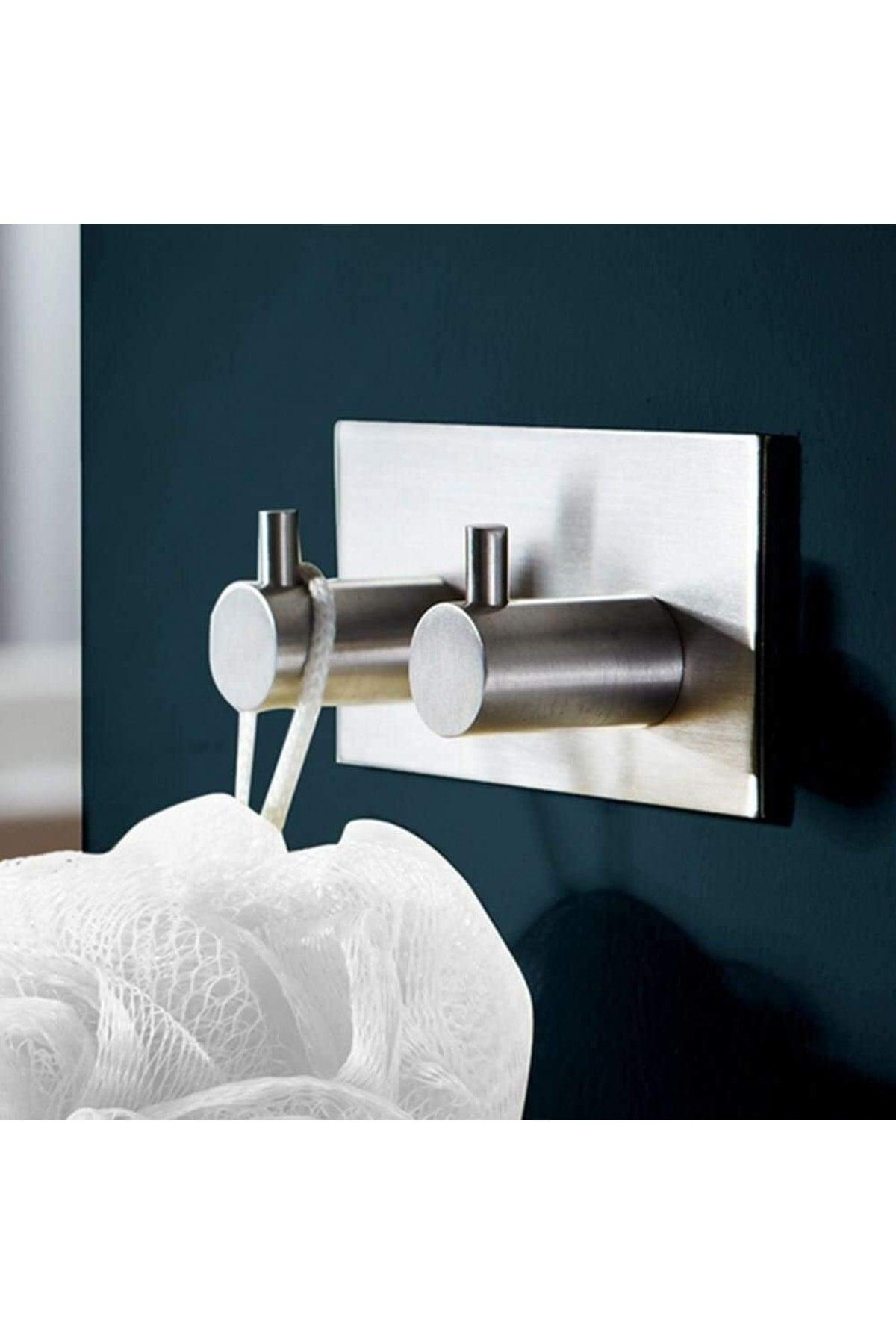 Towel / Robe Rack / 2 Pieces Double Hanger / Bathroom Kitchen Towel Rack - Swordslife