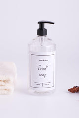 Transparent Glass Look Hand Soap Bottle 1000 ml - Swordslife