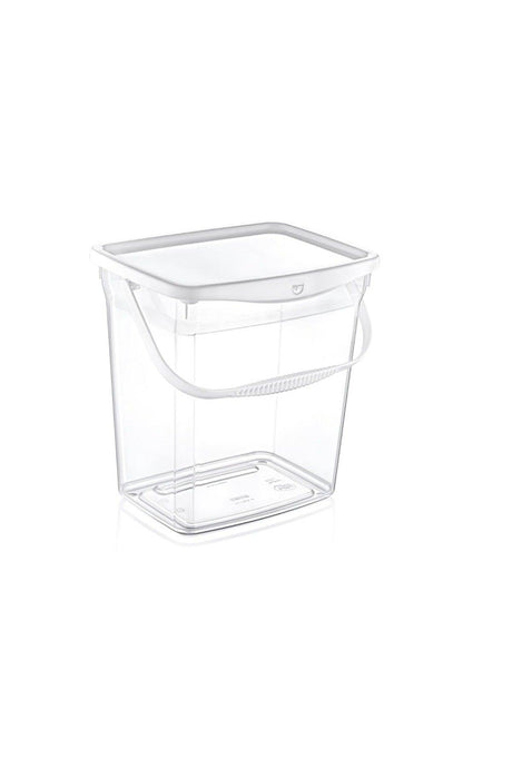 White Lid Transparent Detergent Dispenser