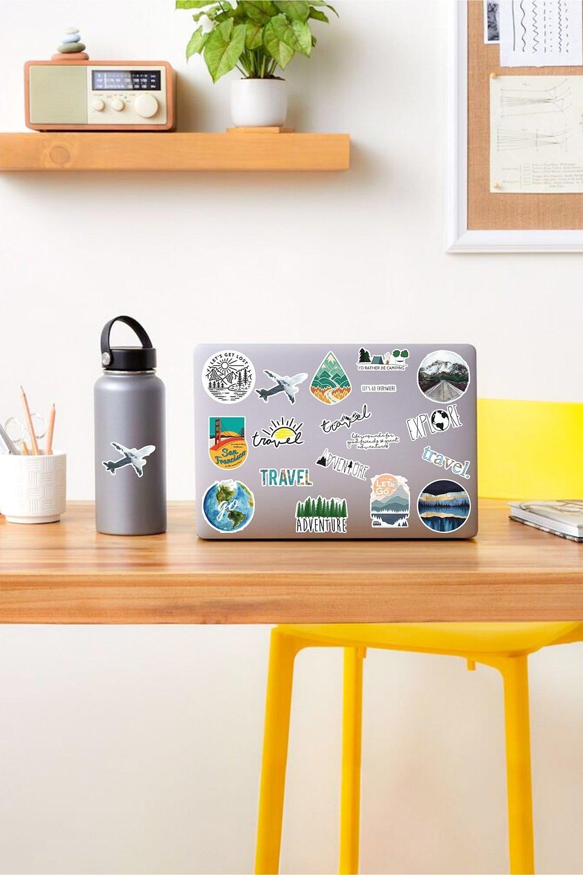 Travel Laptop Notebook Tablet Sticker Set 3