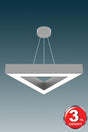 Trian (Grey Case, Daylight) Led Modern Led Chandelier - Swordslife