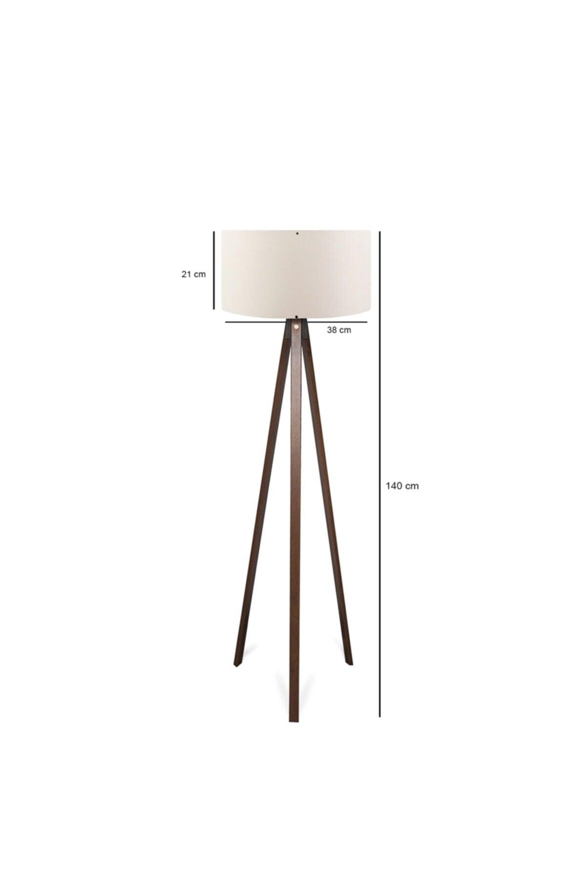 Tripod Cream Color Headed Decorative Floor Lamp - Swordslife