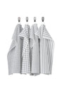 Drying Cloth White-gray Cotton 45x60 Cm 4pcs