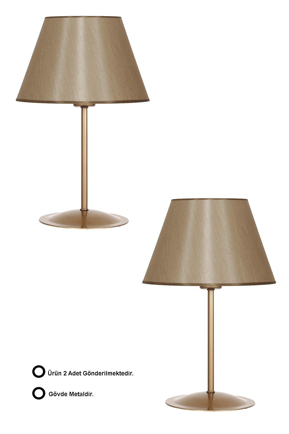 Two-004 Tumbled Matte Gold Metal Lampshade - Swordslife