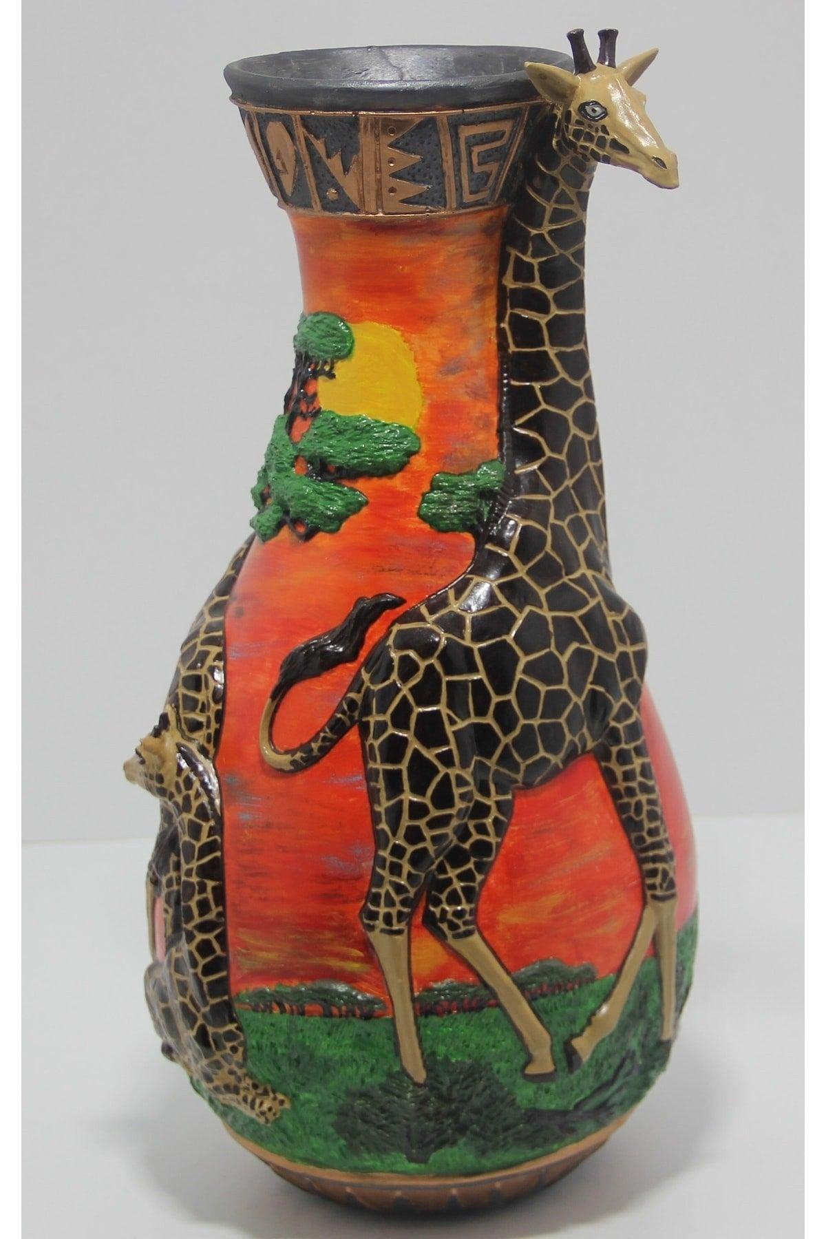 Three-Dimensional Polyester Giraffe Vase - Swordslife