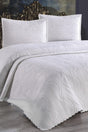 Ultrasonic Quilted Sena Double Bedspread Cream - Swordslife