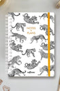 Undated Lined Notebook White Tiger A5