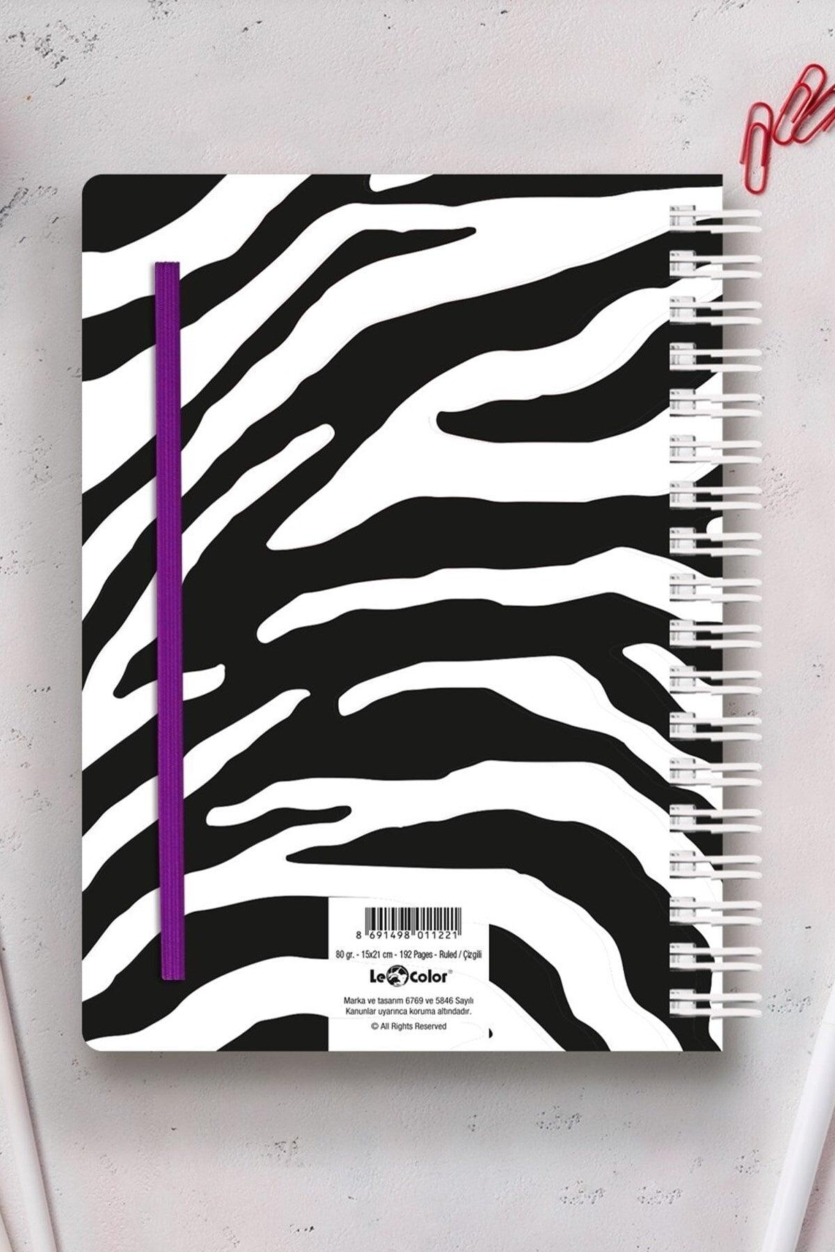 Undated Lined Notebook Zebra A5