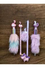 Unicorn And Flamingo Fancy Pencil Set