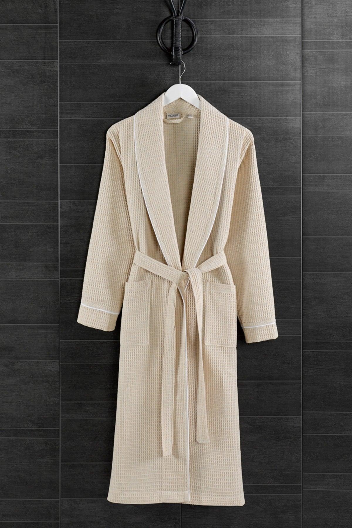 Unisex Soho Pike Bathrobe Beige