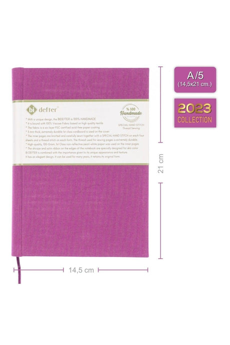 Unlined Notebook – Viscose Fabric Binding