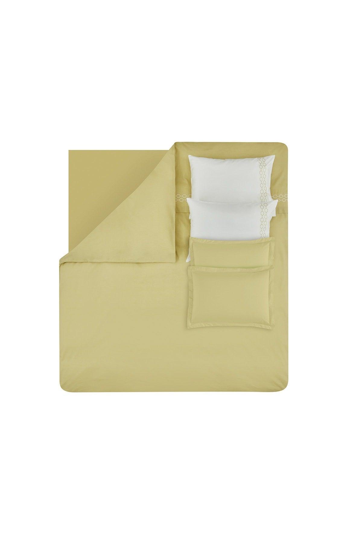 Urban Satin Double Duvet Cover Set - Oil Green - Swordslife