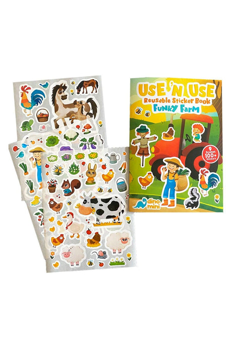 Use 'n Use Sticker Book Funky Farm - Swordslife