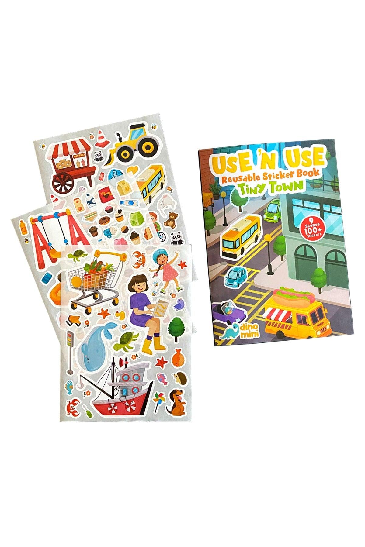 Use 'n Use Sticker Book Super Set (4 Reusable Sticker Books) - Swordslife