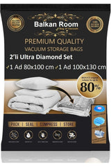 Vacuum Bag 2 Pcs Ultra Diamond Set Vacuum Bag Vacuum Bag - Swordslife