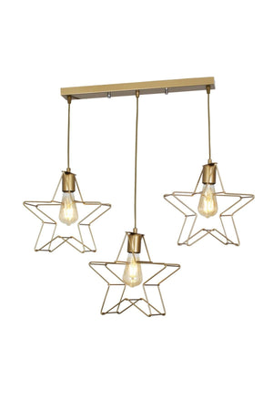 Valencia Yildiz 3-Piece Antique Boxed Chandelier - Swordslife