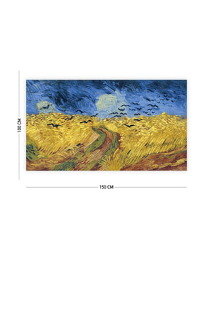 Van Gogh Crows in the Field Wall Covering Carpet 140 X 100 Cm-70x100 Cm - Swordslife