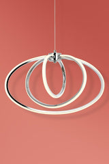 Varna Triple Chrome Led Pendant Chandelier - Swordslife