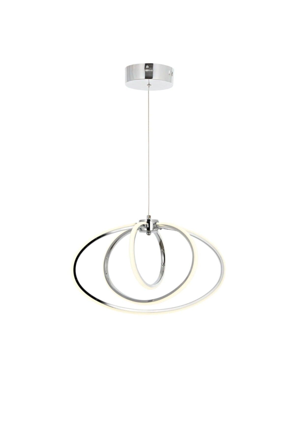 Varna Triple Chrome Led Pendant Chandelier - Swordslife