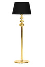 Vega Gold Plated Triple Globe Metal Floor Lamp - Black - Swordslife