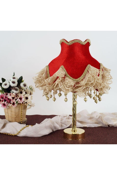 Velvet Covered Handmade Classic Model Lampshade Vintage - Swordslife