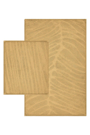 Venetion Natural Cotton 2 Piece Bathroom Rug Set - Swordslife