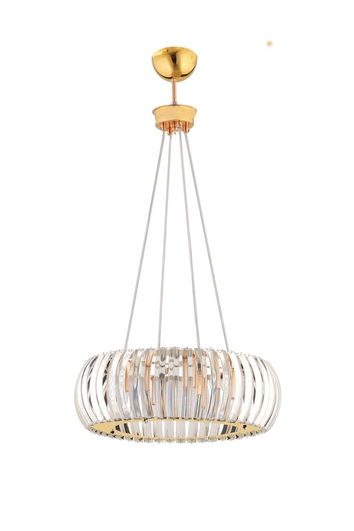 Venus Gold 40 Cm Crystal Stone Chandelier - Swordslife