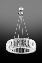 Venus Silver 50 Cm Crystal Stone Chandelier - Swordslife