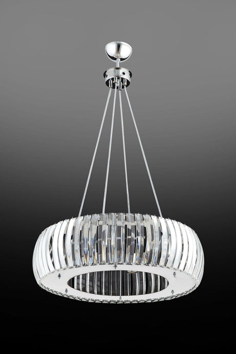 Venus Silver 50 Cm Crystal Stone Chandelier - Swordslife