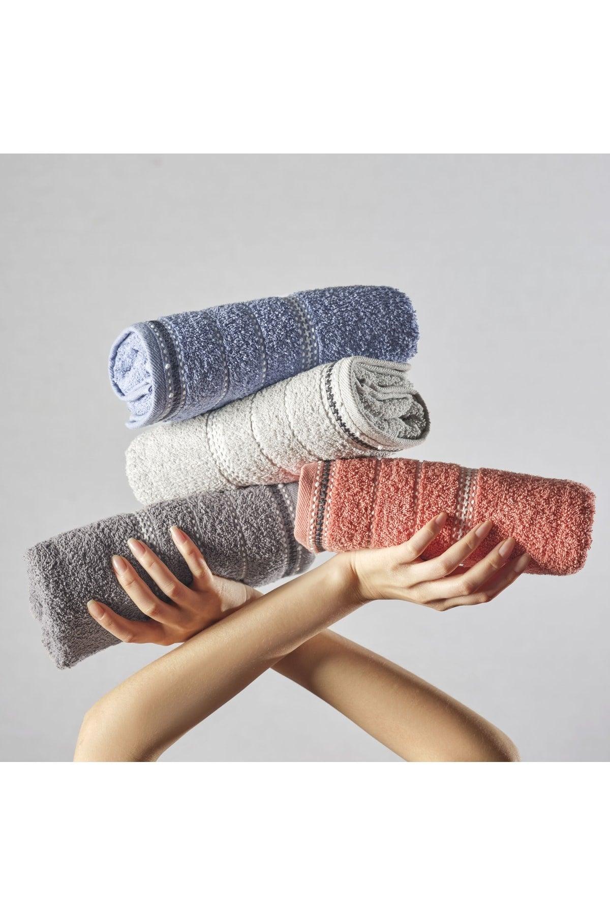 Vera Set of 4 Hand and Face Towels 40x70 Cm - Swordslife